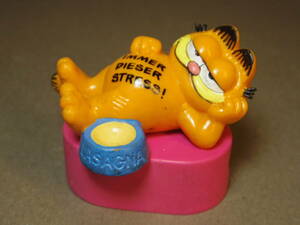 Garfield ガーフィールド PVCフィギュア付き鉛筆削り えさ箱 BULLYLAND