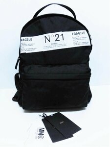 ヌメロヴェントゥーノ numero ventuno N21 バックパック 黒 リュックサック ブラック BLK 無地 ○P