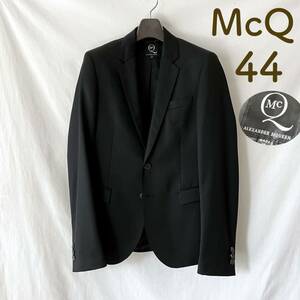 ■ 極美品 ■ Alexander McQueen McQ マックイーン マックキュー ■ テーラードジャケット ■ 44 ■ ブラック ■ /