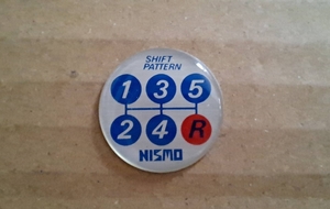 当時物 NISMO 旧ロゴ シフトパターン (検 ニスモ DR30 R31 BNR32 BCNR33 S13 S14 S30Z S130 Z31 Z32 GTR R32 R33 R34 シルビア シフトノブ