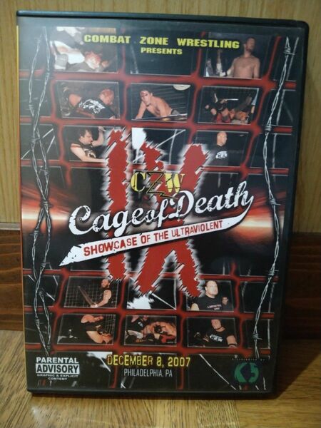 CZW CAGE OF DEATH 9 DECEMBER 8.2007 DVD2枚組