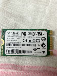 管理001 SSD SanDisk SSD16GB SDSA6MM1-016G-1006 PCハードディスク