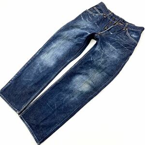  Lee * Lee 2000 * переиздание боковой чёрный бирка одна сторона уголок Denim брюки голубой джинсы W31.. нет . American Casual Street популярный б/у одежда MIX#Ja5862