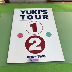 J01-016 YUKI's TOUR 1 one・2 two/汚れあり