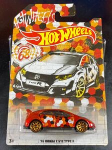 ホットウィール HOTWHEELS 16 HONDA CIVIC TYPE R ホンダ シビック タイプR FK2 モザイク