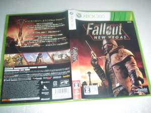  used XBOX360 Fallout NEW VEGAS four ru out new Vegas operation guarantee including in a package possible 