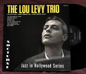 ルー・レヴィー/ピアノ・トリオ/ハリー・ババシン/ラリー・バンカー/PIANO TRIO/ビバップ・ピアノ名手/LOU LEVY/BEBOP PIANO/1954年