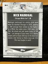 2021 Bowman Platinum Baseball Renowned Rookies ニック・マドリガル Nick Madrigal #RR-6 RC_画像2