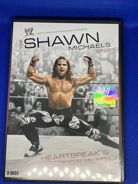 【ほぼ未使用】WWE DVD ショーン・マイケルズ　ハートブレイクアンドトライアンフ