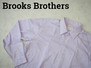 ☆送料無料☆ Brooks Brothers ブルックスブラザーズ USA直輸入 古着 長袖 346 シャツ メンズ　171/2-4/5 パープル トップス 中古 即決