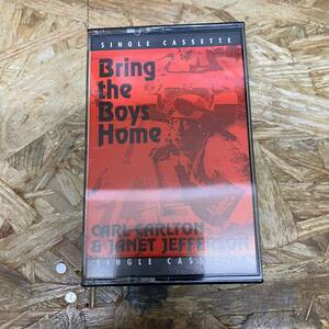 シHIPHOP,R&B CARL CARLTON & JANET JEFFERSON - BRING THE BOYS HOME INST,シングル TAPE 中古品