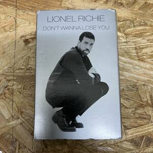 ム HIPHOP,R&B LIONEL RICHIE - DON'T WANNA LOSE YOU シングル,名曲 TAPE 中古品