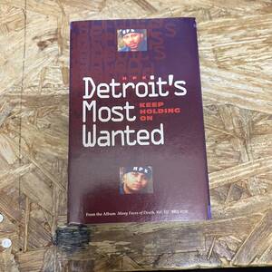 メ HIPHOP,R&B DETROIT'S MOST WANTED - KEEP HOLDING ON シングル,G-RAP TAPE 中古品