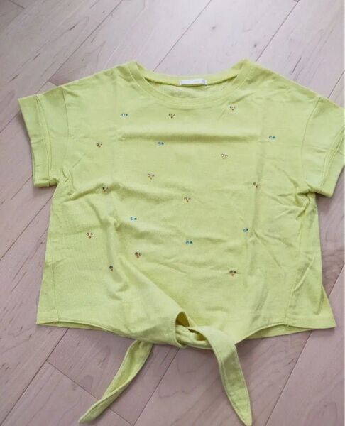 GU トップス Tシャツ 120cm カットソー 半袖 半袖Tシャツ