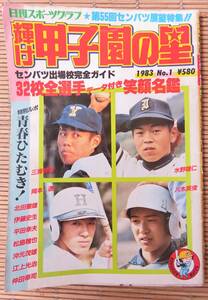 高校野球 第55回 1983 輝け甲子園の星～センバツ出場校完全ガイド/選手名鑑～日刊スポーツグラフ 池田高校 水野 江上 横浜商 享栄 藤王