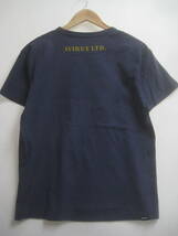 一点物!! AVIREX アヴィレックス ミリタリープリント フロッキープリント Tシャツ U.S.NAVY 良柄 サイズ M_画像2