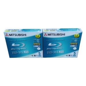  Mitsubishi video recording for BD-RE 2 speed VBE130NSP5 5 sheets pack ×2 set 