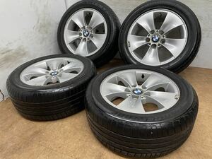 送料無料！BMW 3シリーズ E90 純正 16インチ 7J +34 PCD120 5H ブリヂストン 225/50R16 E91 Z3 E36 E40 Z4 E85 4本セット