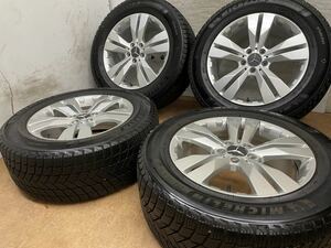 美品！バリ溝！WSP ITALY 18インチ 8J +60 PCD112 ミシュラン 255/55R18 ベンツ AMG GLE W166 GLEクーペ C292 MLクラス W164 Rクラス W251