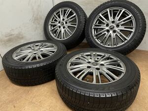 送料無料！美品！Weds Fang 16インチ 6.5J +40 PCD114.3 ダンロップ 205/55R16 ノア ヴォクシー セレナ アクセラ ステップワゴン アコード