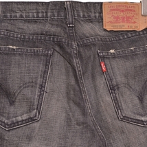 〇463692 LEVI'S リーバイス ◯デニムパンツ ブラックジーンズ 日本製 519-09 サイズ30 メンズ_画像3