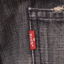 〇463692 LEVI'S リーバイス ◯デニムパンツ ブラックジーンズ 日本製 519-09 サイズ30 メンズ_画像5