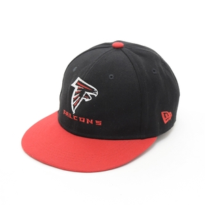 〇469710 NEW ERA ニューエラ ○スナップバックキャップ 帽子 NFL FALCONS メンズ ブラック レッド