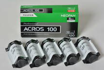 ■フジ ネオパン ACROS 100 期限切れブローニ５本入り ■モノクロネガフィルム 120サイズ 冷蔵保存 NEOPAN_画像8