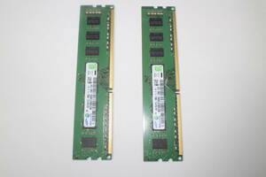 サムスン SUMSUNG 4GB 2Rx8 PC3-12800U DDR3 メモリ―