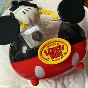 ディズニー TDL ディズニーランド ミッキーマウス　ランチボックス　TDR お弁当ボックスケース　小物入れ　トゥーンタウン　toontown