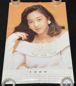 A251/ 浅香唯 カレンダー ポスター / 1989年 / A1サイズ