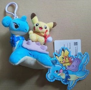 ポケモンセンター シンガポール 限定品 ピカチュウ ラプラス ぬいぐるみ キーホルダー バッグチャーム ポケットモンスター