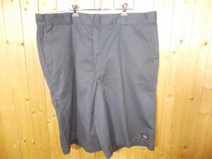 E458 ◆ Половина брюк Дики ◆ W42 Grey Color 42283CH Большой размер Dickies Short Bink