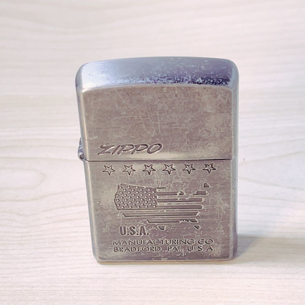 一 番 安い 特売 ZIPPO ジッポ スターリング 2032695 2005年製 タバコグッズ 発見！35年前のZIPPO磨く 