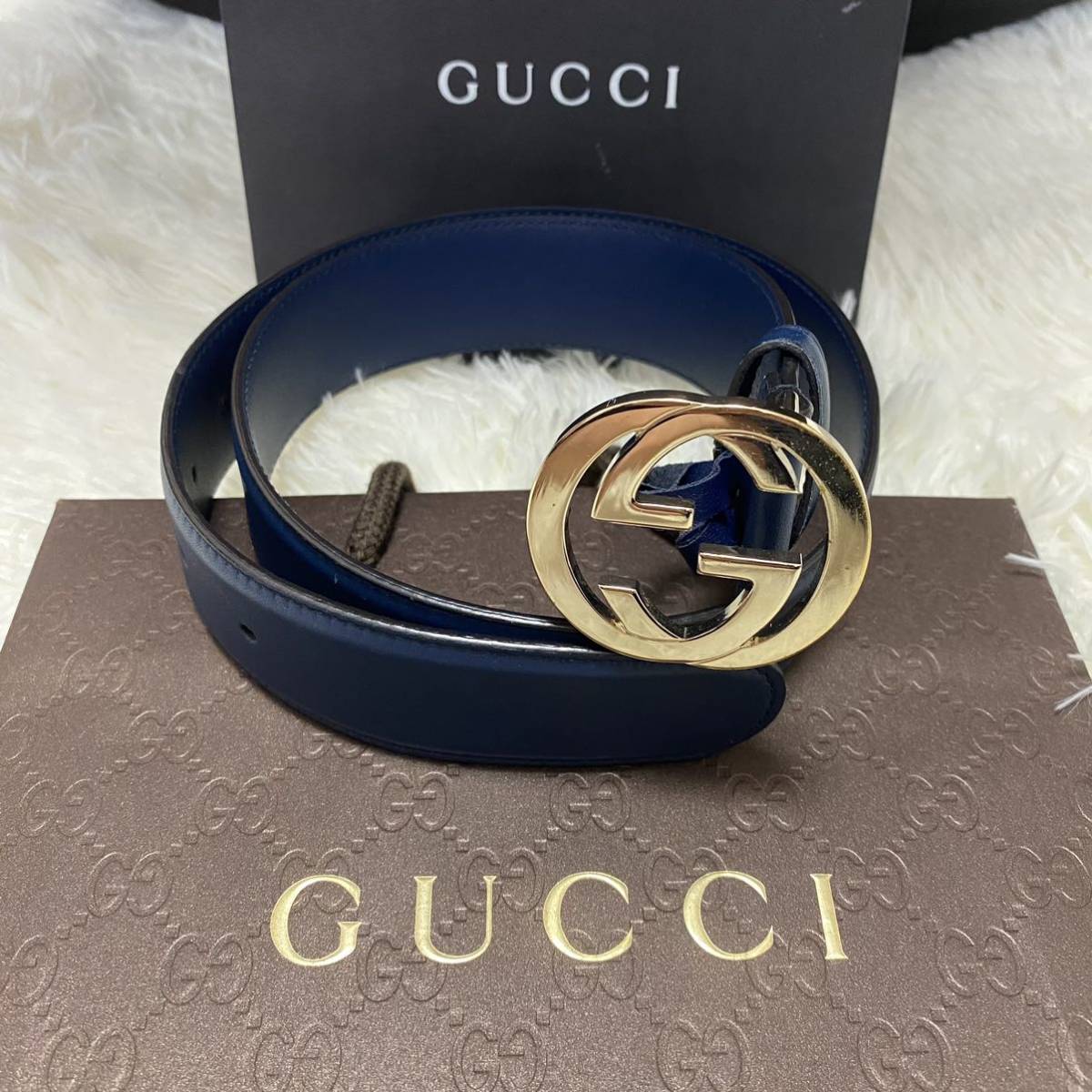 あす楽対応】 GUCCI lamiathema.gr 新品未使用 メンズベルト ほぼ未