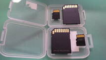 １円～売切 美品　中古 2枚セット　ケース付 マイクロSDカード 16GB+8GB ＣＬＡＳＳ10　クイックフォーマット済　ケースにシール跡有_画像6