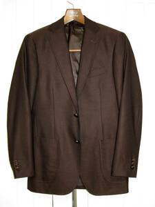 ☆ユナイテッドアローズ メタル 2ボタン シングル ブレザー☆United Arrows Wool100% Traditional Single Blazer Two Button Jacket brown