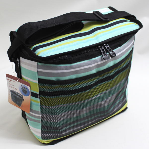 ストライプ ソフトクーラーバッグ ファインジャパン BG-4199