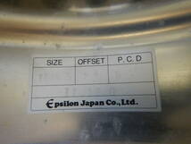 エプシロン ジャパン 16×8.5J+4 5H PCD150 ハブ径105mm FRONT LINE フロントライン Epsilon Japan 1本 ランクル　H-389_画像10