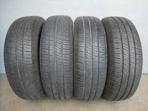 【8.5～9分山】185/65R14 ダンロップ ENASAVE EC204☆4本セット 30422 検)モビリオ エアウェイヴ 15サニー シエンタ ポルテ 