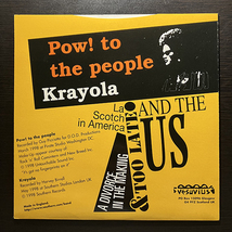 Make-Up / Pow! To The People・Lung-Leg / Krayola [Southern Records 18556-7] _画像2