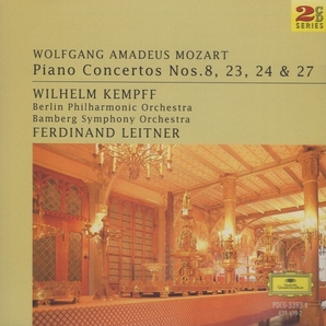 モーツァルト:ピアノ協奏曲第8,23,24,27番 / ヴィルヘルム・ケンプ(p) / ライトナー(指揮) / 1960年,1962年録音 / 2CD / DG / POCG-3393-4の画像1