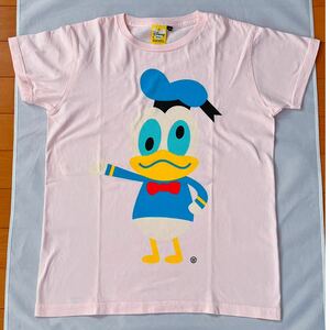 BEAMS T*The Wonderful design works*Disney* Donald Duck * короткий рукав футболка * женский *XS размер * розовый серия * не использовался 