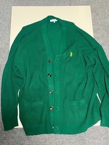 U.S.POLO ASSNカーディガン緑