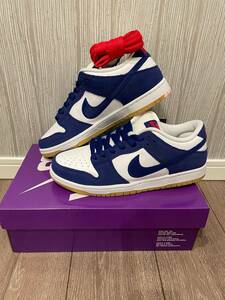 US8.5 26.5 NIKE SB DUNK LOW LOS ANGELES DODGERS DO9395-400 （ディープロイヤルブルー/ホワイト/スポーツレッド/ガムライトブラウン）