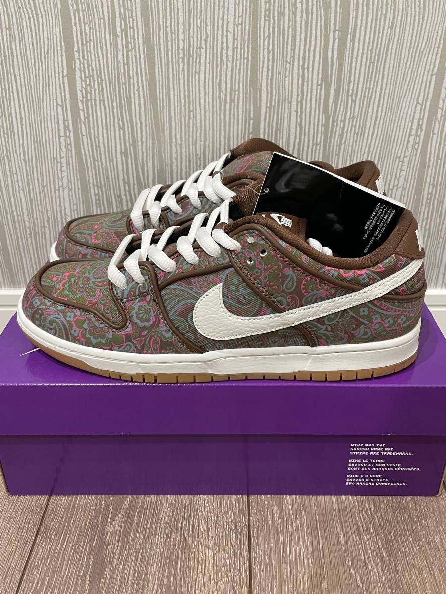 US8.5 26.5 NIKE SB DUNK LOW PRO PRM ナイキ ダンク ロー Paisley
