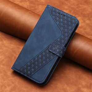 送料無料 匿名発送 xiaomi 13 手帳型ケース フリップ バックスキン ダークブルー