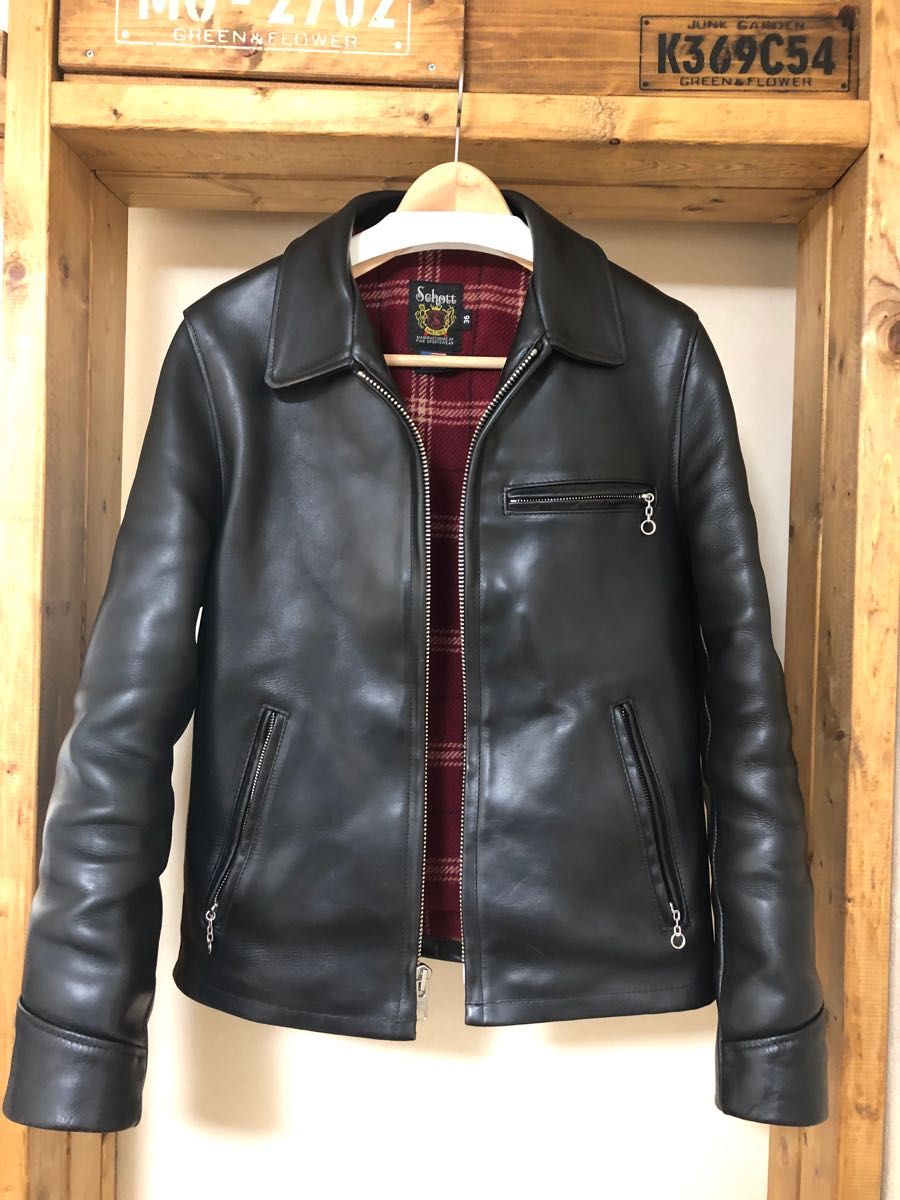 おしゃれ人気 Schott 【米国製】Schott M ジャパンホースハイド