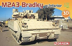 ドラゴン 1/72 アメリカ軍 歩兵戦闘車 M2A3ブラッドレー インテリアパーツ付(3Dパーツ) プラモデル DR7610