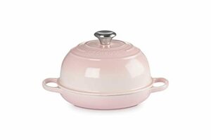 ル・クルーゼ(Le Creuset) ブレッドオーブン 24cm シェルピンク パン焼き ホームベーカリー 直火 IH 食洗器 対応